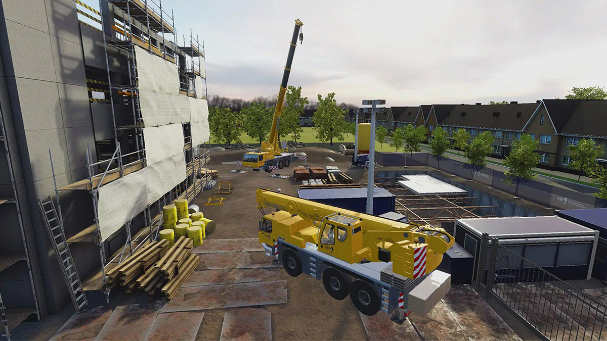 VR module van een hijskraan