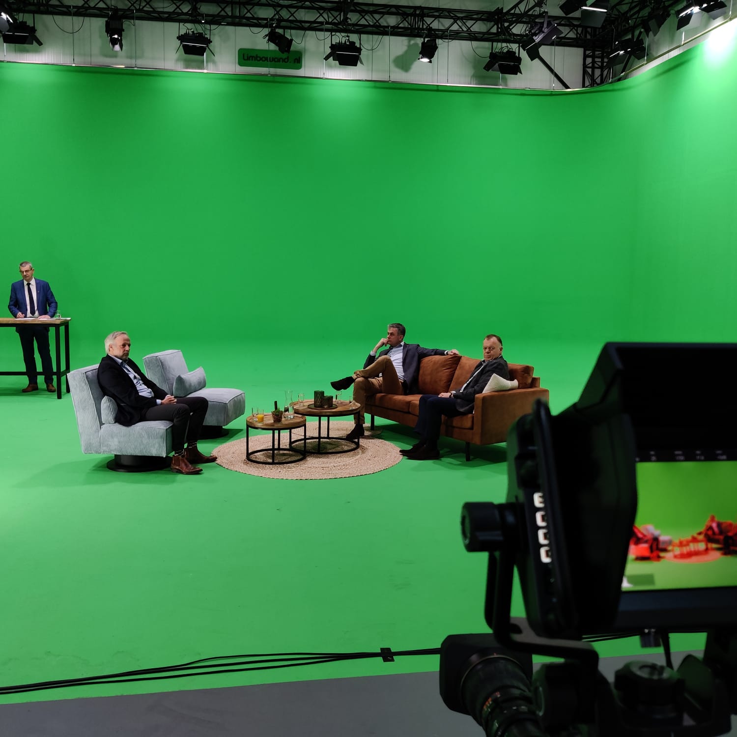 Fedecom productie in lege green screen studio